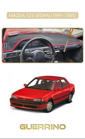 Guerrino  MAZDA 323 SEDAN 1991-1995TORPİDO KORUMA HALISI BEJ KENAR ürün görseli