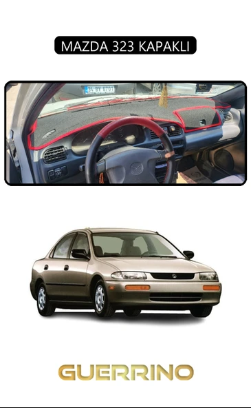 Guerrino  MAZDA 323 KAPAKLITORPİDO KORUMA HALISI SİYAH KENAR ürün görseli