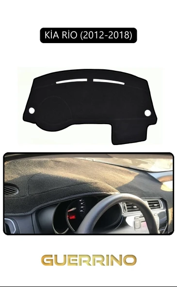 Guerrino  KİA RİO 2012-2018TORPİDO KORUMA HALISI SİYAH KENAR ürün görseli