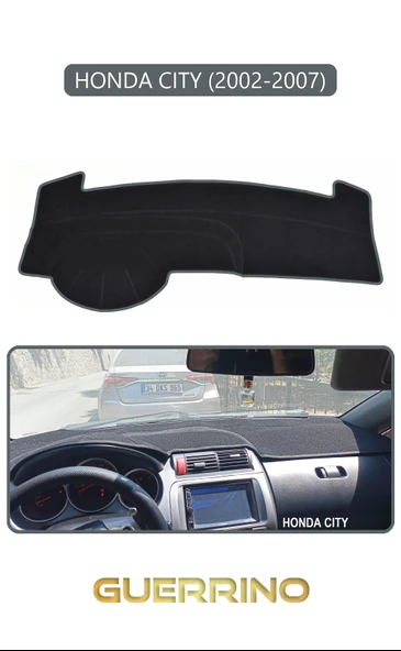 Guerrino  HONDA CITY 2002-2007TORPİDO KORUMA HALISI GRİ KENAR ürün görseli