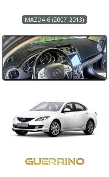 Guerrino  MAZDA 6 2007-2013TORPİDO KORUMA HALISI GRİ KENAR ürün görseli