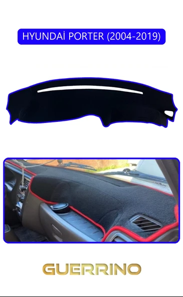 Guerrino  HYUNDAİ PORTER 2004-2019TORPİDO KORUMA HALISI MAVİ KENAR ürün görseli