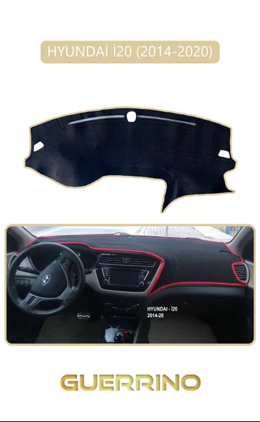 Guerrino  HYUNDAİ İ20 2014-2020TORPİDO KORUMA HALISI BEJ KENAR ürün görseli