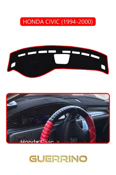 Guerrino  HONDA CIVIC 1994-2000TORPİDO KORUMA HALISI KIRMIZI KENAR ürün görseli