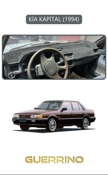 Guerrino  KİA KAPİTAL 1994TORPİDO KORUMA HALISI GRİ KENAR ürün görseli