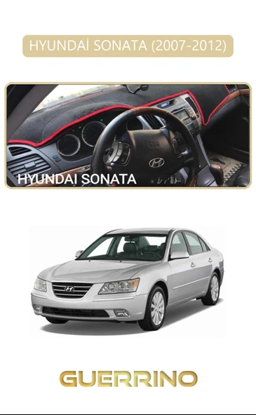 Guerrino  HYUNDAİ SONATA 2007-2012TORPİDO KORUMA HALISI BEJ KENAR ürün görseli