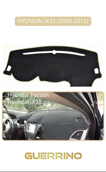 Guerrino  HYUNDAİ İX35 2009-2015TORPİDO KORUMA HALISI BEJ KENAR ürün görseli