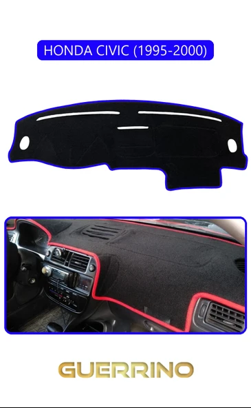 Guerrino  HONDA CIVIC 1995-2000TORPİDO KORUMA HALISI MAVİ KENAR ürün görseli