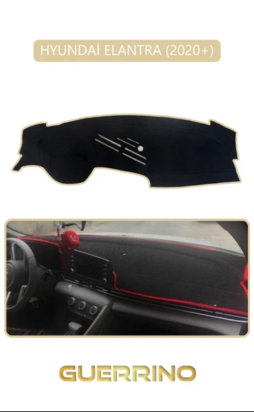 Guerrino  HYUNDAİ ELANTRA 2020+TORPİDO KORUMA HALISI BEJ KENAR ürün görseli