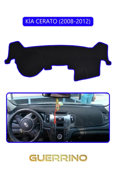 Guerrino  KİA CERATO 2008-2012TORPİDO KORUMA HALISI MAVİ KENAR ürün görseli