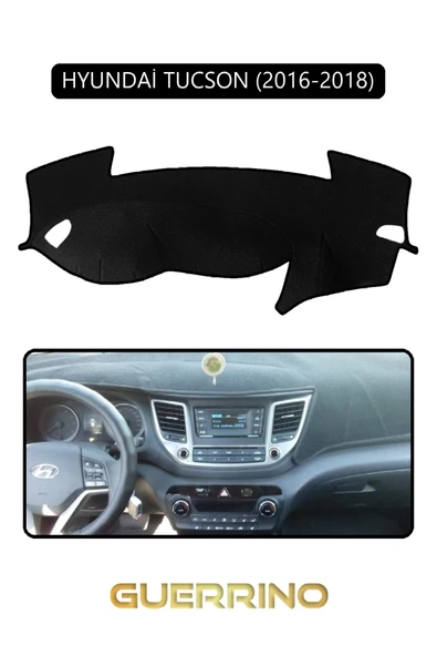 Guerrino  HYUNDAİ TUCSON 2016-2018TORPİDO KORUMA HALISI SİYAH KENAR ürün görseli