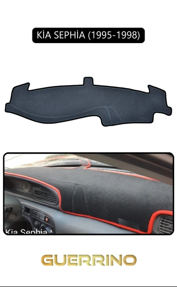 Guerrino  KİA SEPHİA 1995-1998TORPİDO KORUMA HALISI SİYAH KENAR ürün görseli