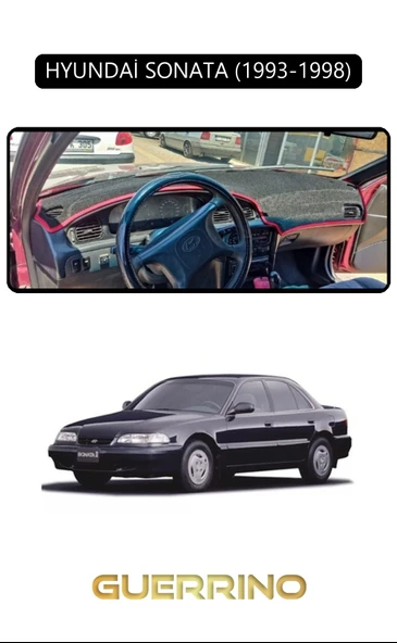 Guerrino  HYUNDAİ SONATA 1993-1998TORPİDO KORUMA HALISI SİYAH KENAR ürün görseli