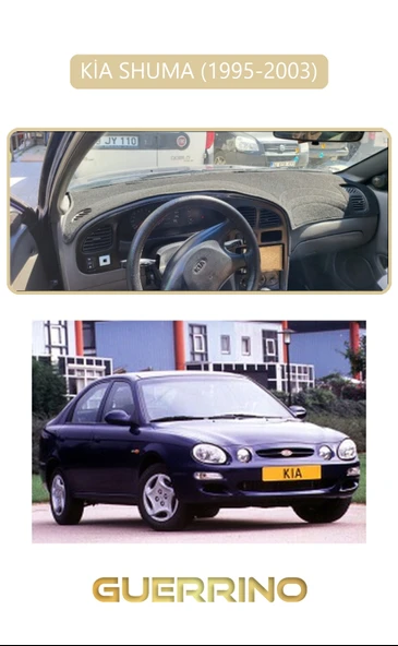 Guerrino  KİA SHUMA 1995-2003TORPİDO KORUMA HALISI BEJ KENAR ürün görseli