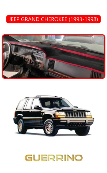 Guerrino  JEEP GRAND CHEROKEE 1993-1998TORPİDO KORUMA HALISI KIRMIZI KENAR ürün görseli