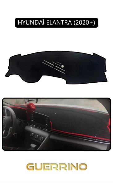 Guerrino  HYUNDAİ ELANTRA 2020+TORPİDO KORUMA HALISI SİYAH KENAR ürün görseli