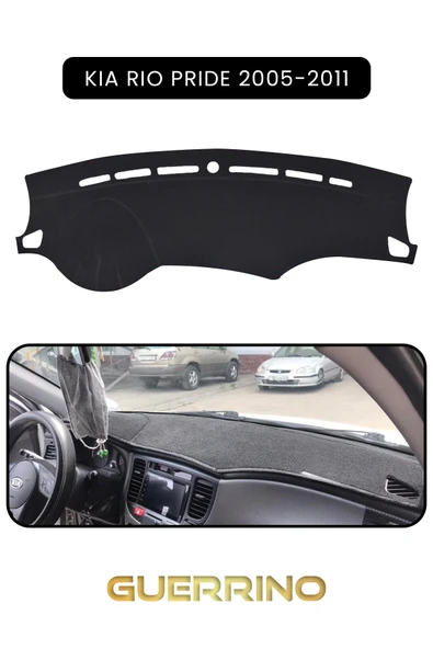 Guerrino  KİA RİO PRİDE 2005-2011TORPİDO KORUMA HALISI SİYAH KENAR ürün görseli