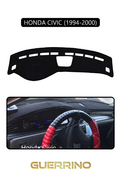Guerrino  HONDA CIVIC 1994-2000TORPİDO KORUMA HALISI SİYAH KENAR ürün görseli