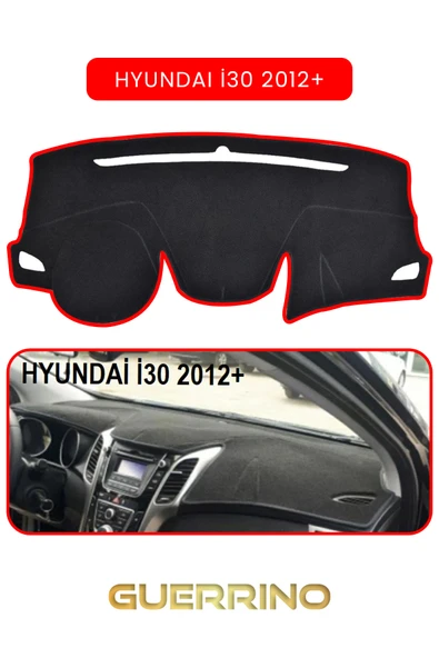 Guerrino  HYUNDAİ İ30 2012+TORPİDO KORUMA HALISI KIRMIZI KENAR ürün görseli