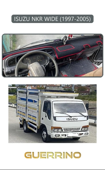 Guerrino  ISUZU NKR WIDE 1997 - 2005TORPİDO KORUMA HALISI GRİ KENAR ürün görseli