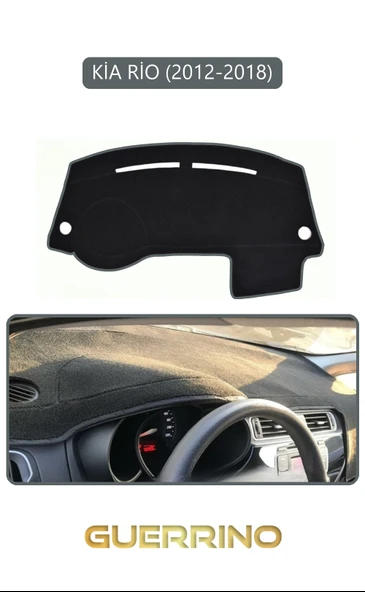 Guerrino  KİA RİO 2012-2018TORPİDO KORUMA HALISI GRİ KENAR ürün görseli