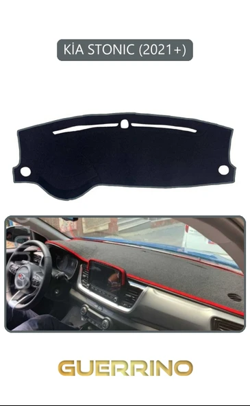 Guerrino  KİA STONIC 2021+TORPİDO KORUMA HALISI GRİ KENAR ürün görseli