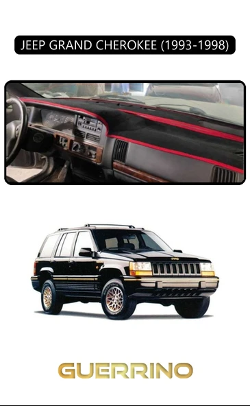 Guerrino  JEEP GRAND CHEROKEE 1993-1998TORPİDO KORUMA HALISI SİYAH KENAR ürün görseli