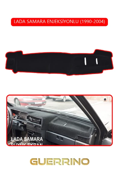 Guerrino  LADA SAMARA ENJEKSİYONLU 1990-2004TORPİDO KORUMA HALISI KIRMIZI KENAR ürün görseli