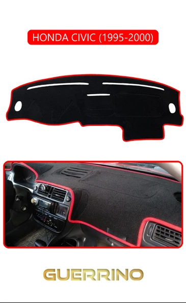 Guerrino  HONDA CIVIC 1995-2000TORPİDO KORUMA HALISI KIRMIZI KENAR ürün görseli