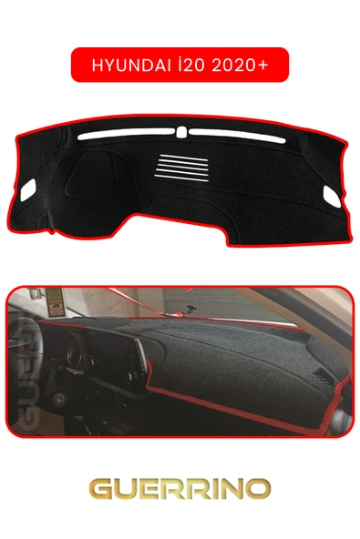 Guerrino  HYUNDAİ İ20 2020+TORPİDO KORUMA HALISI KIRMIZI KENAR ürün görseli
