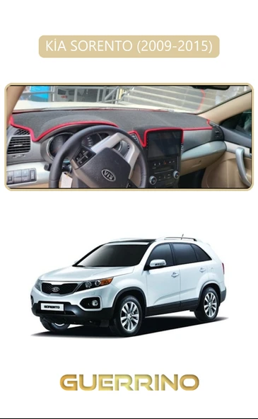 Guerrino  KİA SORENTO 2009-2015TORPİDO KORUMA HALISI BEJ KENAR ürün görseli