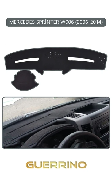 Guerrino  MERCEDES SPRİNTER W906 2006-2014TORPİDO KORUMA HALISI GRİ KENAR ürün görseli