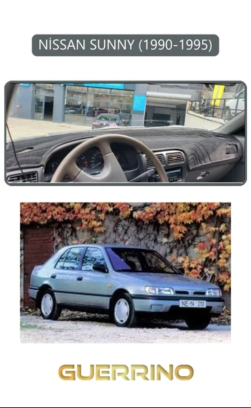 Guerrino  NİSSAN SUNNY 1990-1995TORPİDO KORUMA HALISI GRİ KENAR ürün görseli