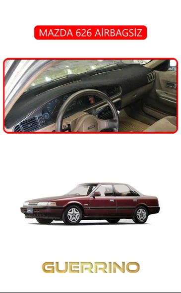 Guerrino  MAZDA 626 AİRBAGSİZTORPİDO KORUMA HALISI KIRMIZI KENAR ürün görseli