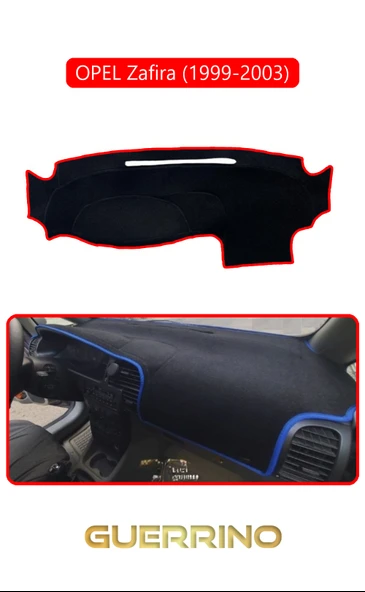 Guerrino  OPEL Zafira (1999-2003)TORPİDO KORUMA HALISI KIRMIZI KENAR ürün görseli