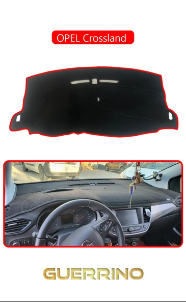Guerrino  OPEL Crossland TORPİDO KORUMA HALISI KIRMIZI KENAR ürün görseli