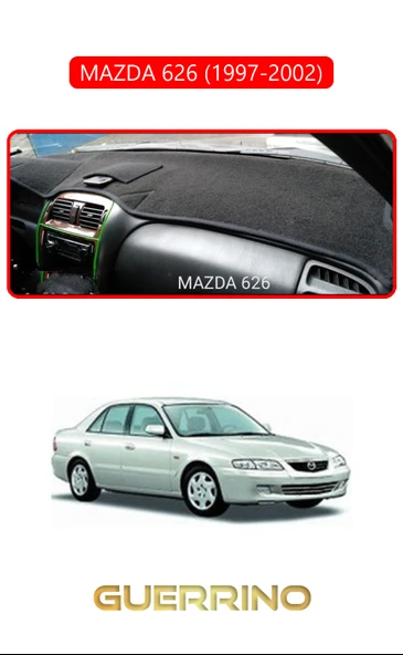 Guerrino  MAZDA 626 1997-2002TORPİDO KORUMA HALISI KIRMIZI KENAR ürün görseli
