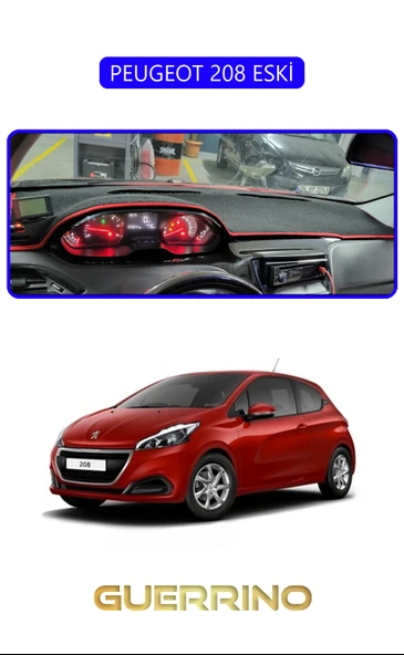 Guerrino  PEUGEOT 208 ESKİTORPİDO KORUMA HALISI MAVİ KENAR ürün görseli