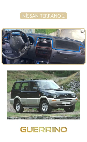 Guerrino  NİSSAN TERRANO 2TORPİDO KORUMA HALISI BEJ KENAR ürün görseli