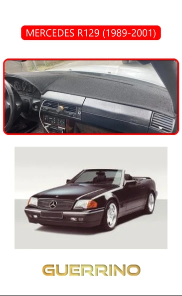 Guerrino  MERCEDES R129 1989-2001TORPİDO KORUMA HALISI KIRMIZI KENAR ürün görseli