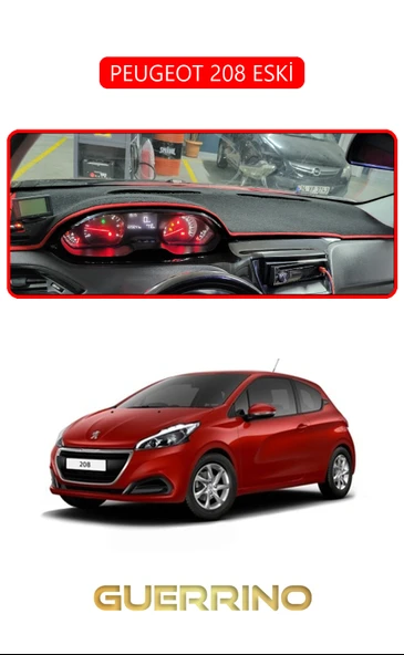 Guerrino  PEUGEOT 208 ESKİTORPİDO KORUMA HALISI KIRMIZI KENAR ürün görseli