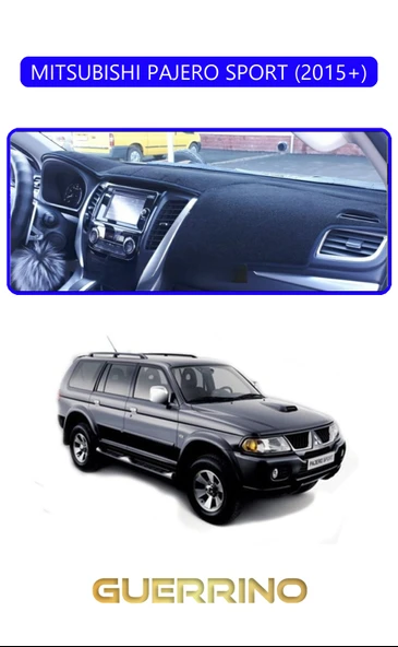 Guerrino  MITSUBISHI PAJERO SPORT 2015+TORPİDO KORUMA HALISI MAVİ KENAR ürün görseli