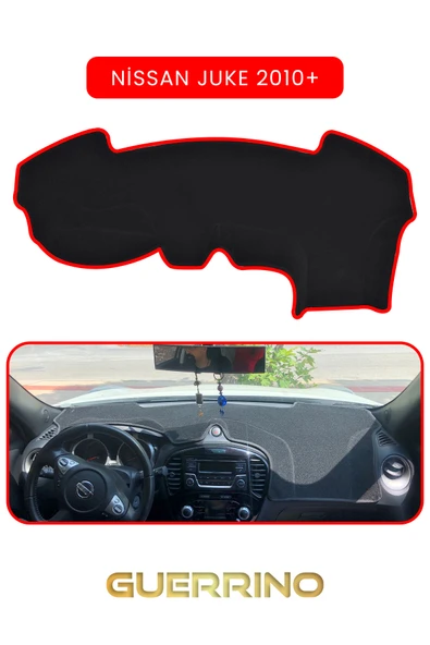 Guerrino  NİSSAN JUKE 2010+TORPİDO KORUMA HALISI KIRMIZI KENAR ürün görseli