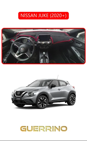 Guerrino  NİSSAN JUKE 2020+TORPİDO KORUMA HALISI KIRMIZI KENAR ürün görseli