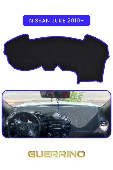 Guerrino  NİSSAN JUKE 2010+TORPİDO KORUMA HALISI MAVİ KENAR ürün görseli
