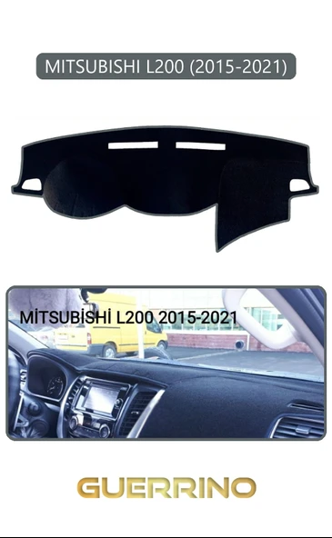 Guerrino  MITSUBISHI L200 2015-2021TORPİDO KORUMA HALISI GRİ KENAR ürün görseli