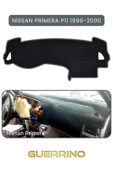 Guerrino  NİSSAN PRİMERA P11 1996-2000TORPİDO KORUMA HALISI GRİ KENAR ürün görseli