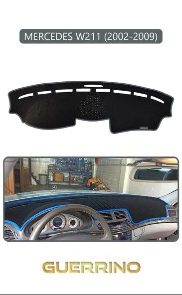 Guerrino  MERCEDES W211 2002-2009TORPİDO KORUMA HALISI GRİ KENAR ürün görseli