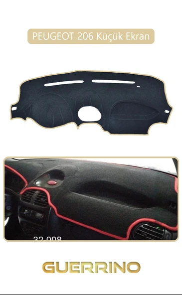 Guerrino  PEUGEOT 206 Küçük EkranTORPİDO KORUMA HALISI BEJ KENAR ürün görseli