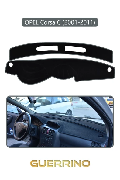 Guerrino  OPEL CORSA C (2001-2011)TORPİDO KORUMA HALISI GRİ KENAR ürün görseli